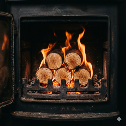 Heat Logs Wood Briquettes – 20kg Eco Hardwood Fuel Logs for Wood Burners, Stoves & Fire Pits | Fuel Lodge Long Burning Smokeless Heat Logs